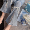 Kawaii Beaded Beauty High Waist Jeans