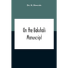 On The Bakshali Manuscript - Paperback