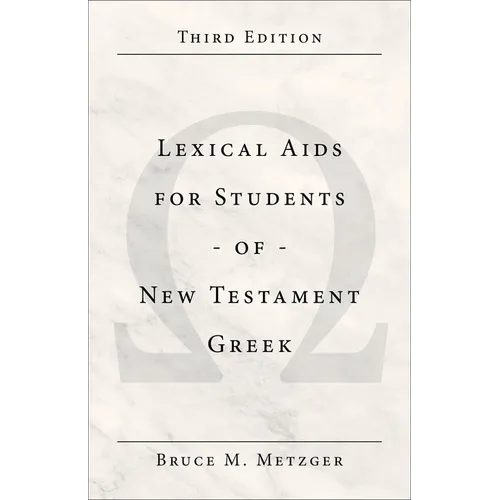 Lexical AIDS for Students of New Testament Greek - Paperback