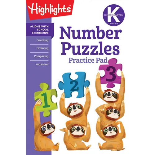 Kindergarten Number Puzzles - Paperback