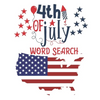 4th Of July Word Search: Independence Day Word Search Puzzles - Includes Number Search - Fourth of July Large Print Puzzle Book - Paperback