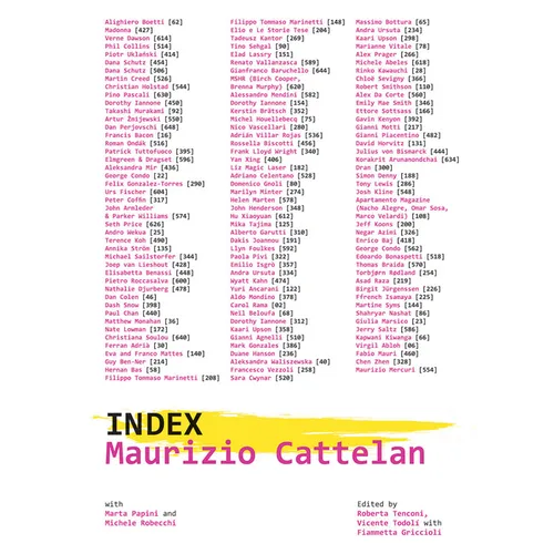 Maurizio Cattelan: Index - Paperback