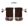 Fingerless Faux Rabbit Fur Gloves