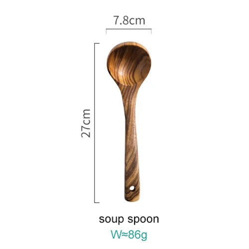 Natural Wood Tableware