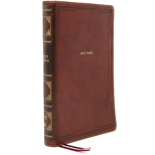 Nkjv, Thinline Reference Bible, Leathersoft, Brown, Red Letter Edition, Comfort Print: Holy Bible, New King James Version - Imitation Leather