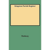 Kingston Parish Register - Paperback