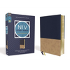 NIV Study Bible, Fully Revised Edition, Leathersoft, Navy/Tan, Red Letter, Comfort Print - Imitation Leather