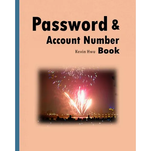 Pass word & Account Number Book: You no longer forget the bank password, keywords. - Paperback