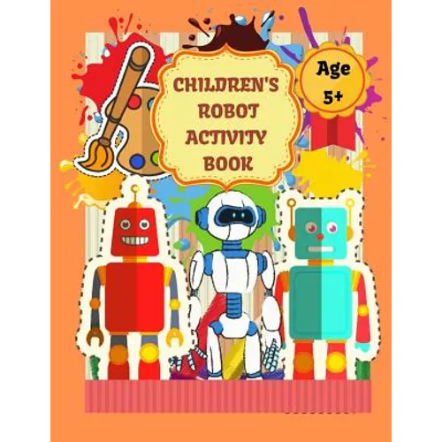 Children's Robot Activity Book - Paperback