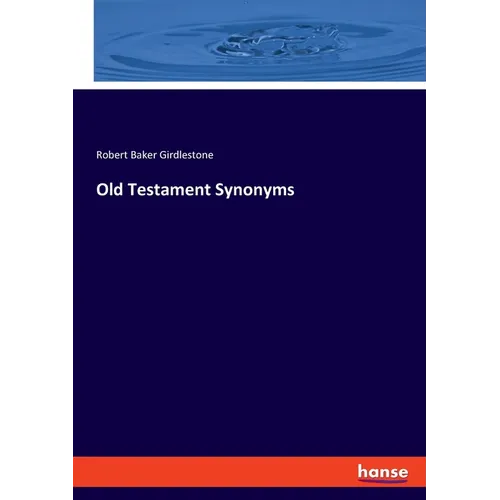 Old Testament Synonyms - Paperback