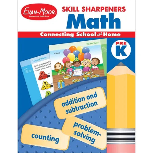 Skill Sharpeners: Math, Grade Prek - Paperback