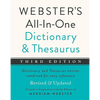 Webster's All-In-One Dictionary and Thesaurus, Third Edition - Hardcover