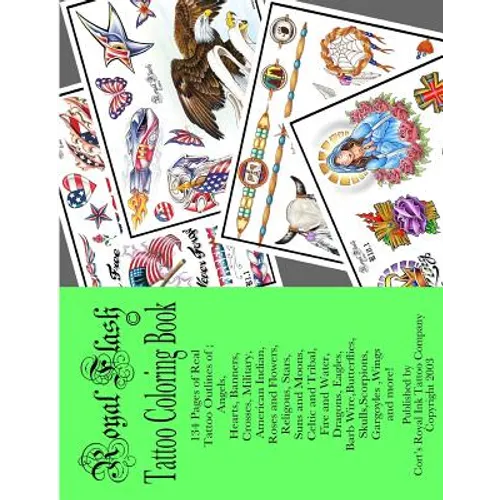 Royal Flash Tattoo Coloring Book: Royal Flash Tattoo Coloring Book - Paperback