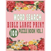 Word Search Bible Large Print 100 Puzzle Book Vol.1 - Paperback