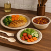 Bosnal – Sugarcane Bagasse Compostable 10 inch & 7 inch Round Plates, 32 Oz Bowls with Cutlery