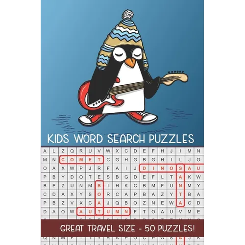 Kids Word Search Puzzles: Great Travel Size Word Seek & Find Puzzle Book for Boys & Girls - Paperback
