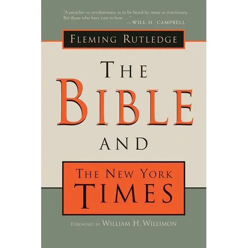 The Bible and The New York Times - Paperback