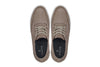 CALTO - J1770  - 3.2 Inches Taller (Khaki) - Casual Chunky Sole Boots – Soft Pebble Grain Nubuck Leather