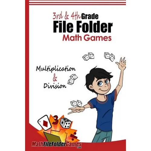 3rd & 4th Grade File Folder Math Games - Multiplication & Division Games - Paperback