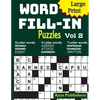 Large Print Word Fill-in Puzzles 2 - Paperback