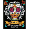 Sugar Skull: black page adult coloring books at midnight Version ( Dia De Los Muertos, Skull Coloring Book for Adults, Relaxation & Meditation ) - Paperback