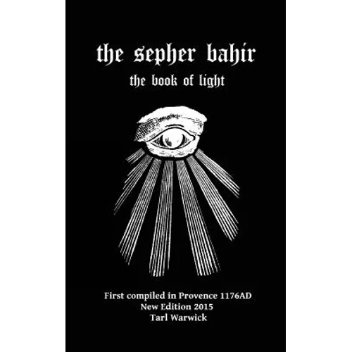 The Sepher Bahir: Book Of Light - Paperback