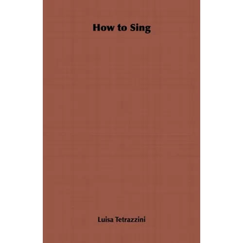 How to Sing - Paperback