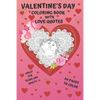 Valentine's Day: Coloring Book with LOVE QUOTES: Great, romantic gift with mandala, couples in love and cute animals illustrations. Surprise her! - Paperback