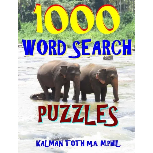 1000 Word Search Puzzles: Fun Way to Improve Your IQ - Paperback