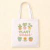 Kawaii "Plant Goals" Plant Lover's Tote Bag