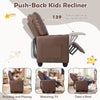Kids Recliner Chair with Cup Holder & Adjustable Backrest