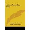 Maliseet Vocabulary (1899) - Paperback