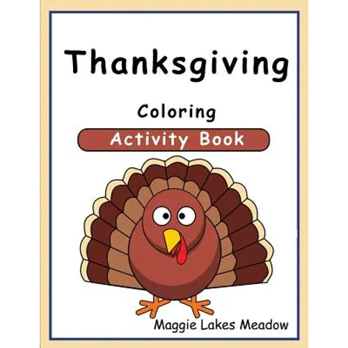Thanksgiving Coloring Activity Book - Paperback