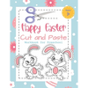Happy Easter Cut and Paste Workbook for Preschool: Coloring and Cutting Kids Activity Book Easter Basket Stuffer for Kids - Paperback