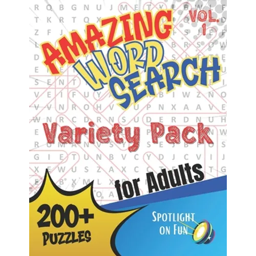 Amazing Word Search for Adults Variety Pack Vol. 1: Word Puzzle Book for Adults, Seniors - Paperback