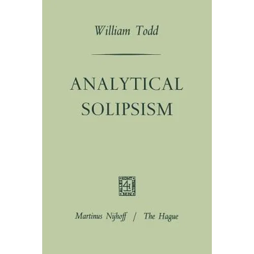 Analytical Solipsism - Paperback