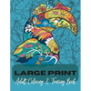 Adult Coloring & Tracing Book: Large Print - Paperback