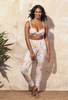 Lily - Side Pocket Swim Legging - Bleached Honeysuckle