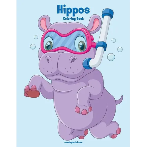 Hippos Coloring Book 1 - Paperback