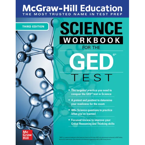 McGraw-Hill Education Science Workbook for the GED Test, Third Edition - Paperback