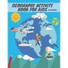 Geography activity book for kids with coloring: Geography For Kid Coloring Mazes Quizzes Maps Countries Learning - Paperback
