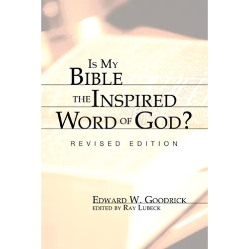Is My Bible the Inspired Word of God? - Hardcover