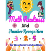 Math Readiness And Number Recognition. For preschoolers and toddlers: Preschoolers and Toddlers Math Workbook Ages 3-5-Pages in COLOR-8,5" x 11"-Suita - Paperback