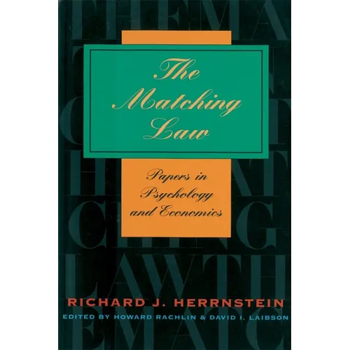 The Matching Law: Papers in Psychology and Economics - Paperback