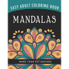 Mandalas: An Easy Large Print Adult Coloring Book Activity for Alzheimer's Patients and Seniors With Dementia - Paperback
