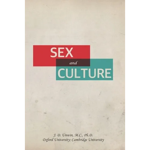 Sex and Culture - Paperback