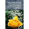 Many People Will walk in and out of your life but only true friends will leave an footprints in your heart - Hardcover