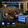 Solar Bug Zapper Outdoor 4500V Electric Mosquito Fly Trap Wireless Portable