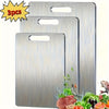 3PCS Stainless Steel Cutting Board Set Non-Slip Anti-Bacterial Kitchen Boards