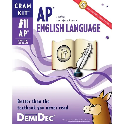 AP English Language Cram Kit: Better than the textbook you never read. - Paperback